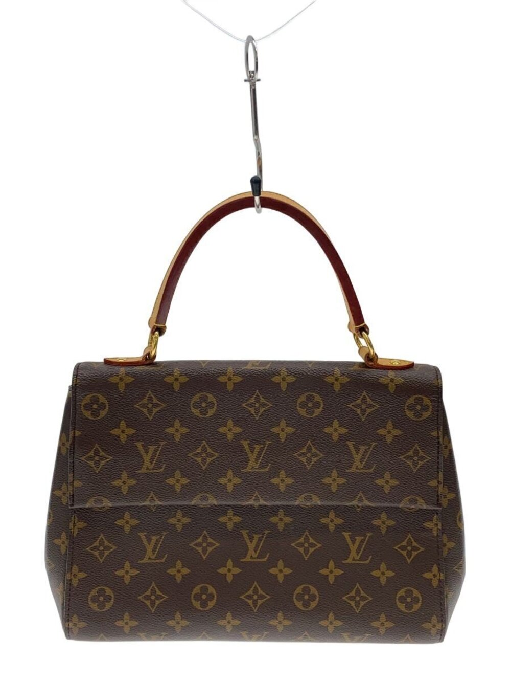LOUIS VUITTON Cluny Monogram Canvas Marron x Fuschia Pink Brown